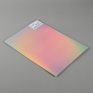 High end gold and silver card laser holographic cardboard