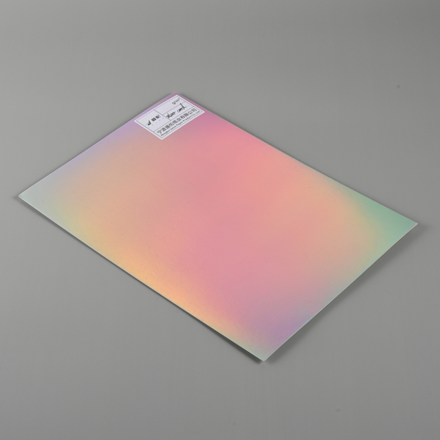 High end gold and silver card laser holographic cardboard